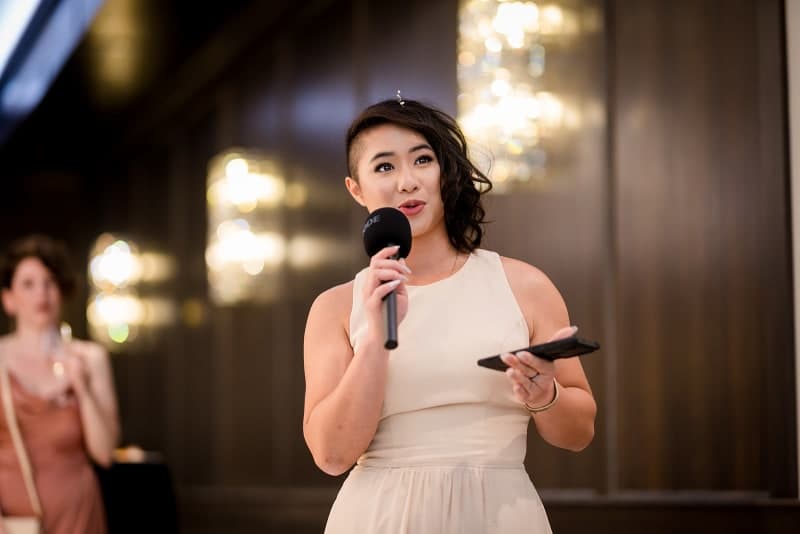 Wedding ceremony at The Mansion on Main Street
