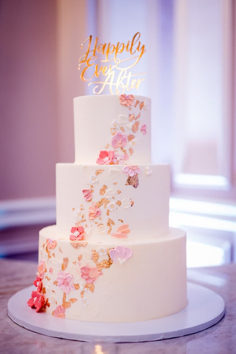 Wedding reception moment