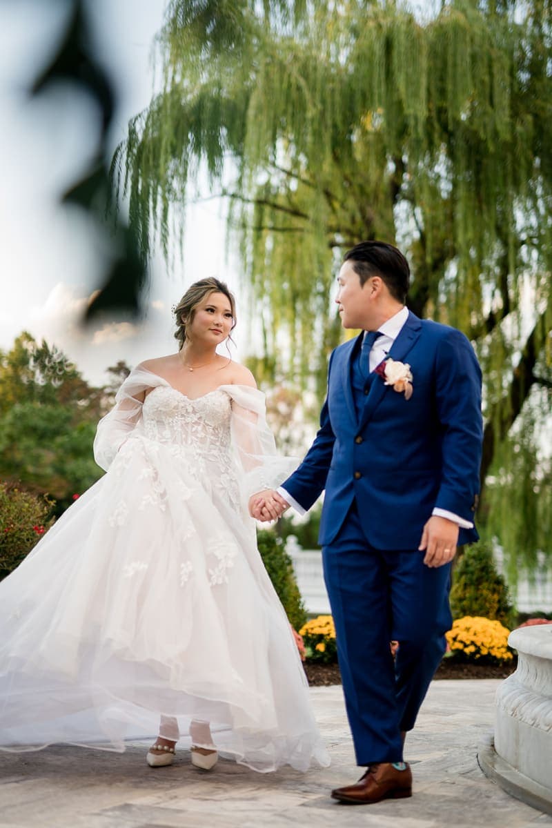 Wedding reception dancing